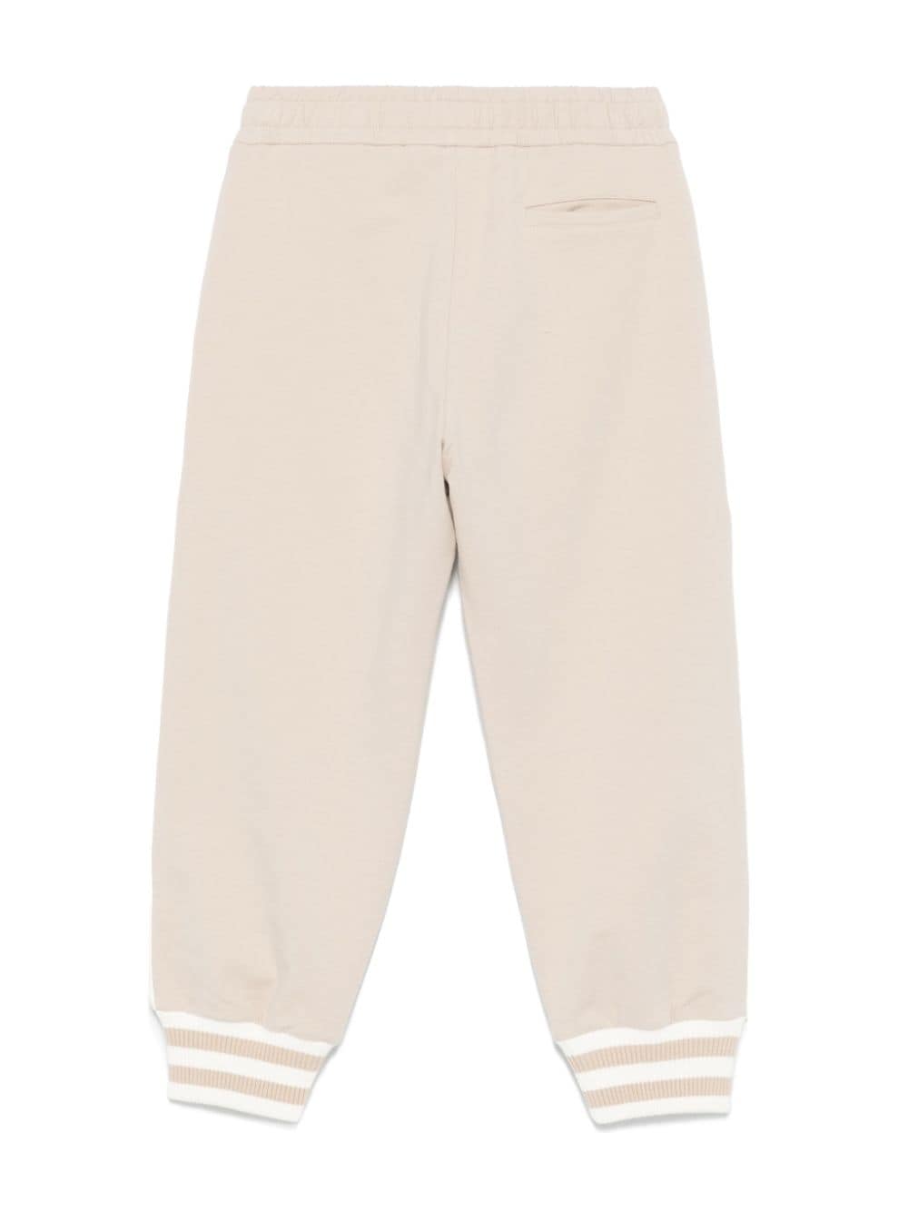 Emporio Armani Kids logo-patch track trousers - Beige