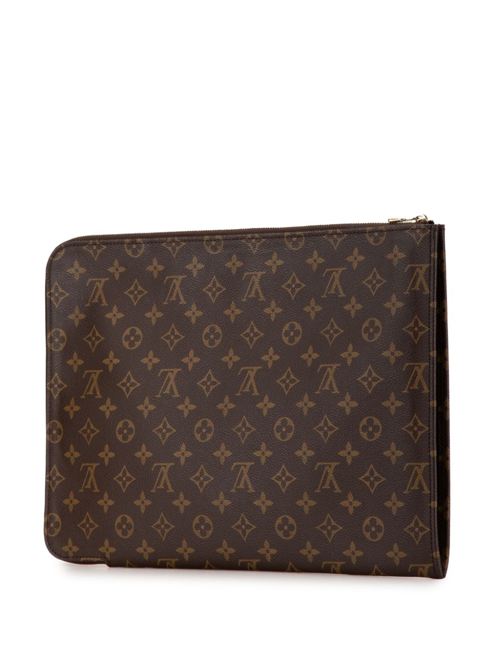 Louis Vuitton Pre-Owned 1992 Monogram Poche Documents Portfolio aktetas - Bruin