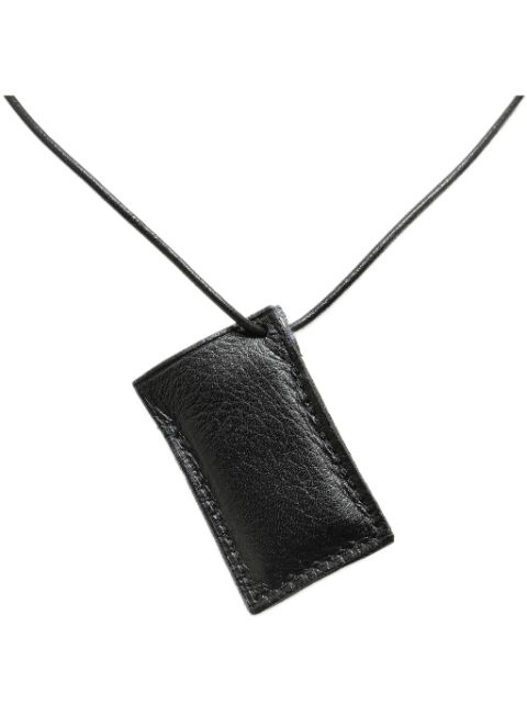 Hermes 2000-2023 Api Leather Choker costume necklace Women