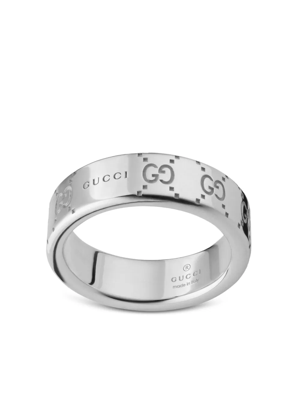GUCCI SIGNATURE GG STERLINGSILBERRING