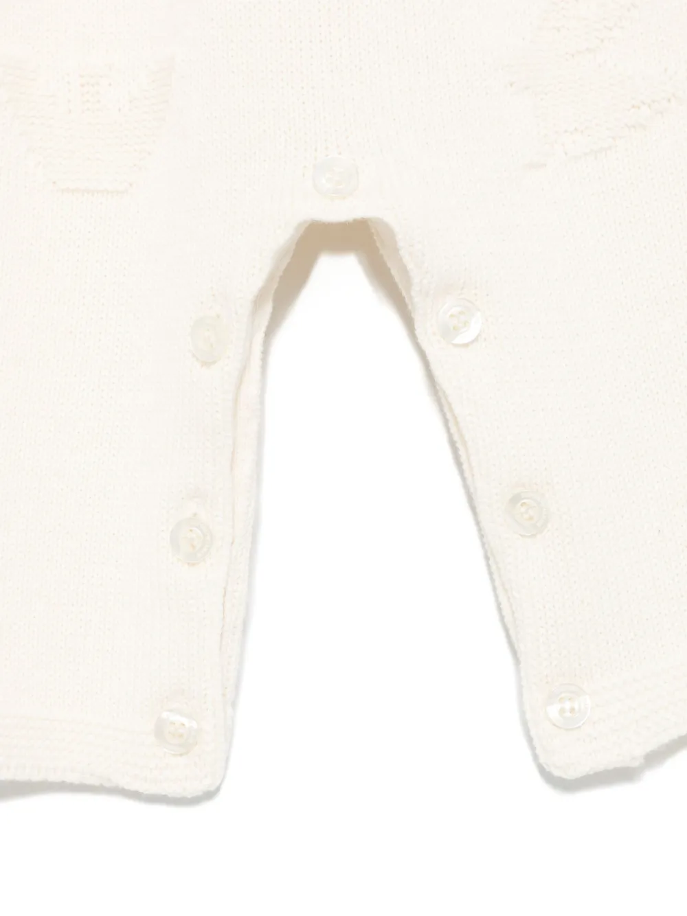 Emporio Armani Kids Logo intarsia pyjama Wit