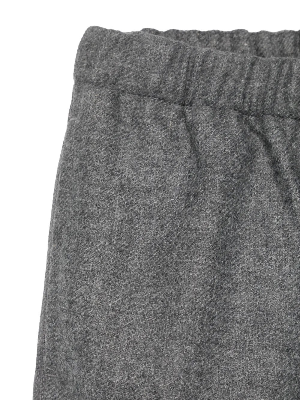 Emporio Armani Kids Broek met toelopende pijpen Grijs