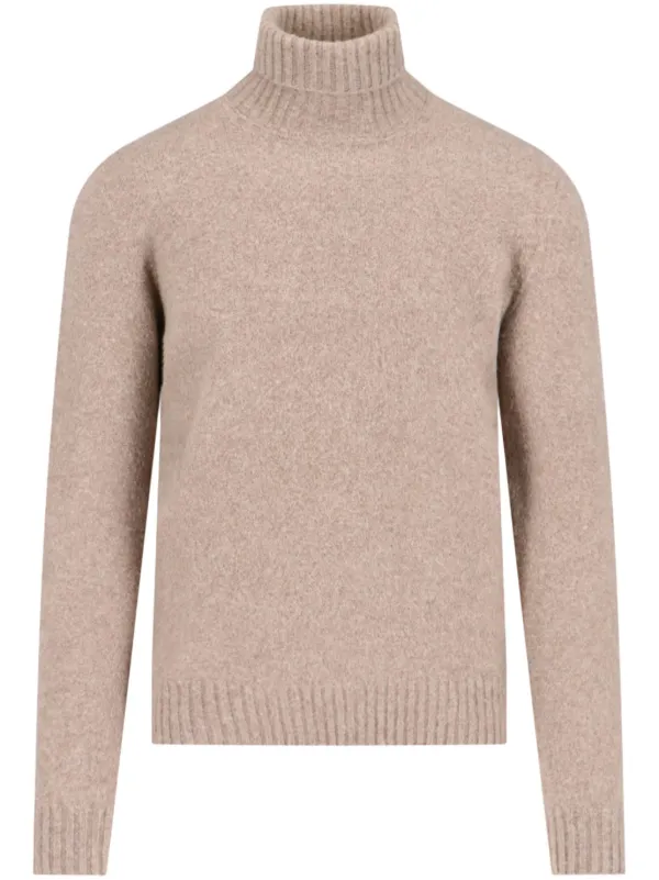 Drumohr Wool Sweater in Neutrals