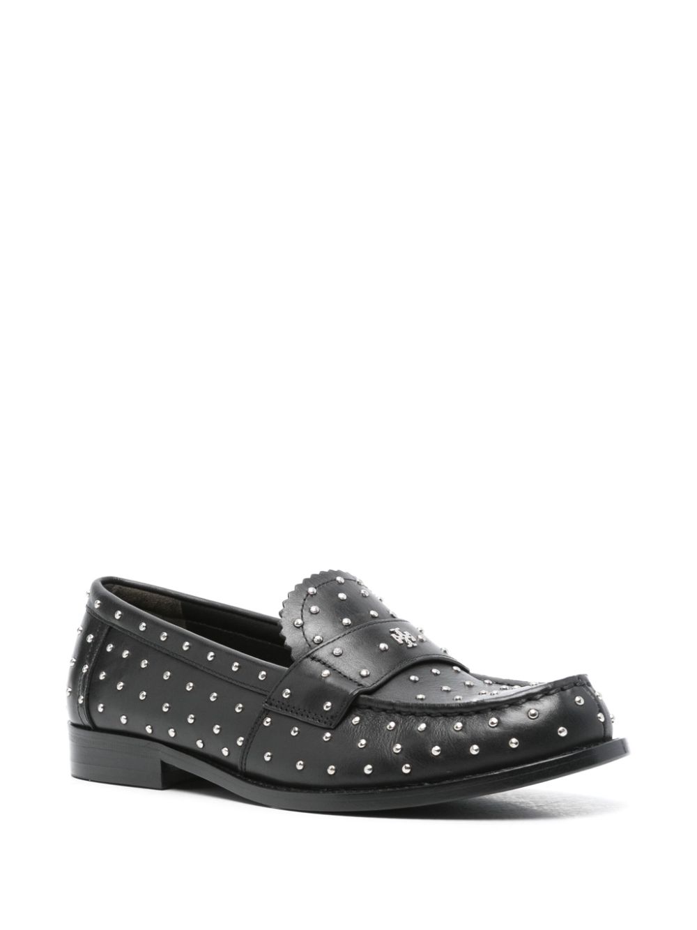 Tory Burch studded loafers - Zwart