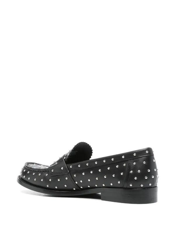 Tory Burch Studded Loafers | Black | FARFETCH