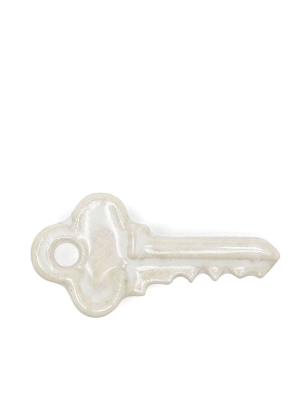 Shop Andres Gallardo Key Pin In White