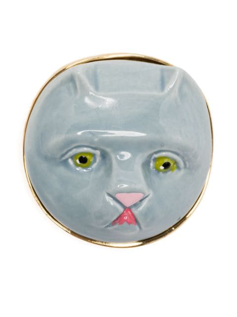 Andres Gallardo prendedor Cat Face