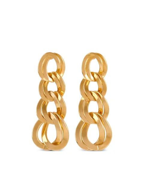 Monet Pre-Owned 1980s chain-link drop earrings