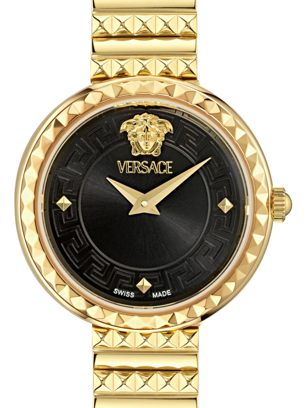 Versace petite Greca Goddess 28mm - Zwart