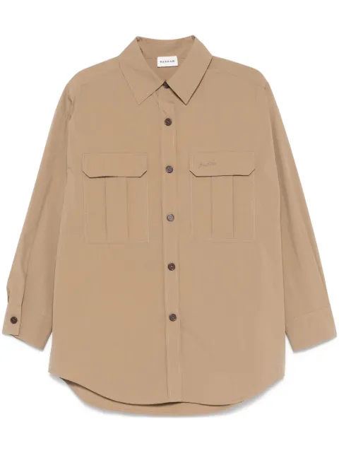 P.A.R.O.S.H. camisa con logo bordado