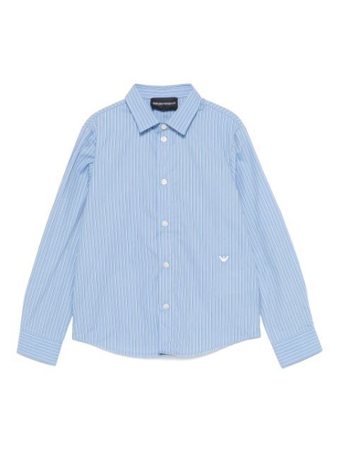 Emporio Armani Kids striped shirt 