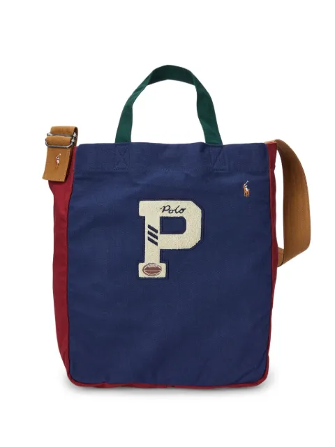 Polo Ralph Lauren logo-embroidered cotton tote bag
