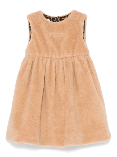 Fendi Kids fleece dress
