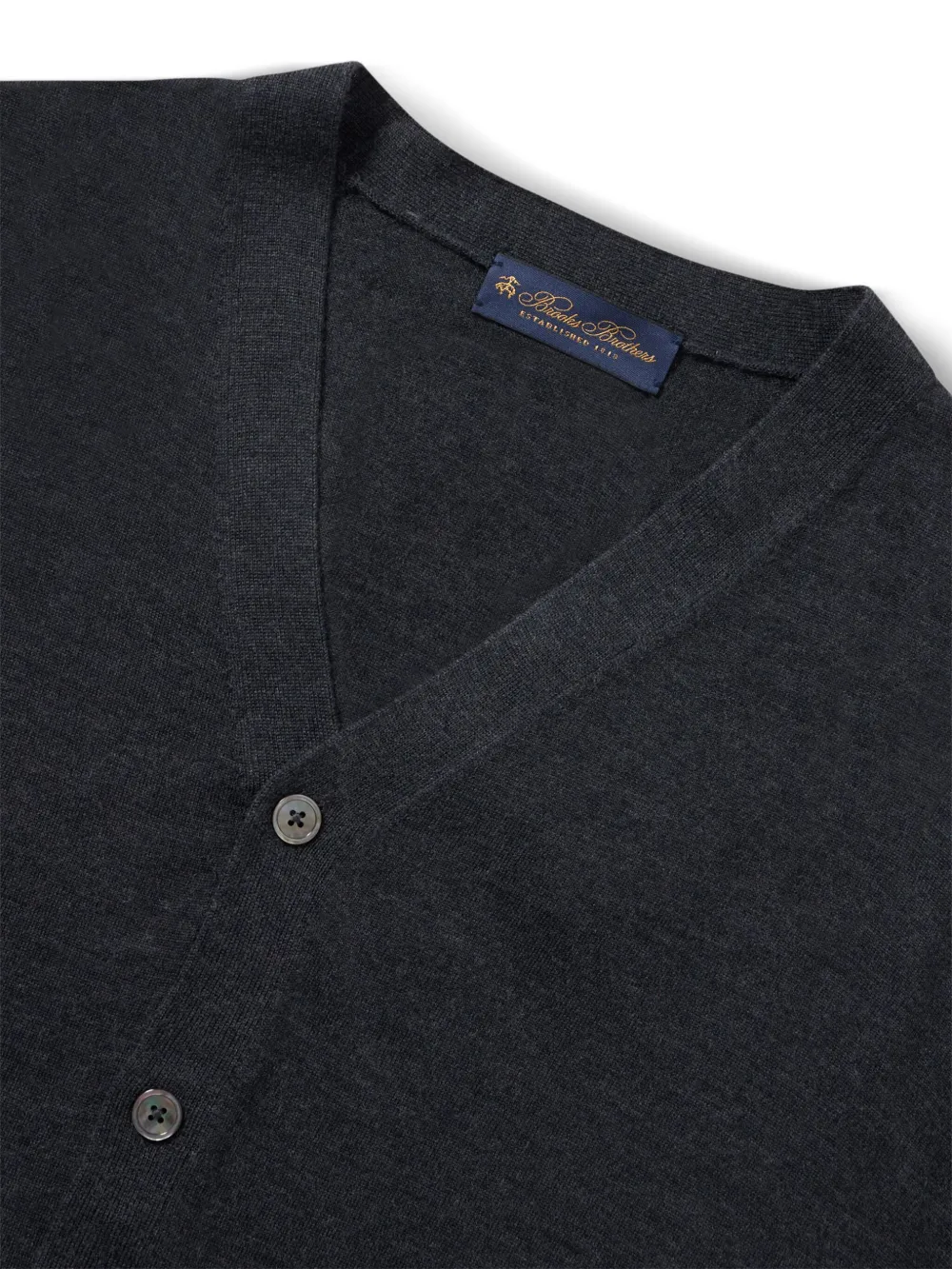 Brooks Brothers Vest van merinowol - Grijs