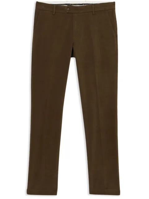 Brooks Brothers pressed-crease tapered trousers 