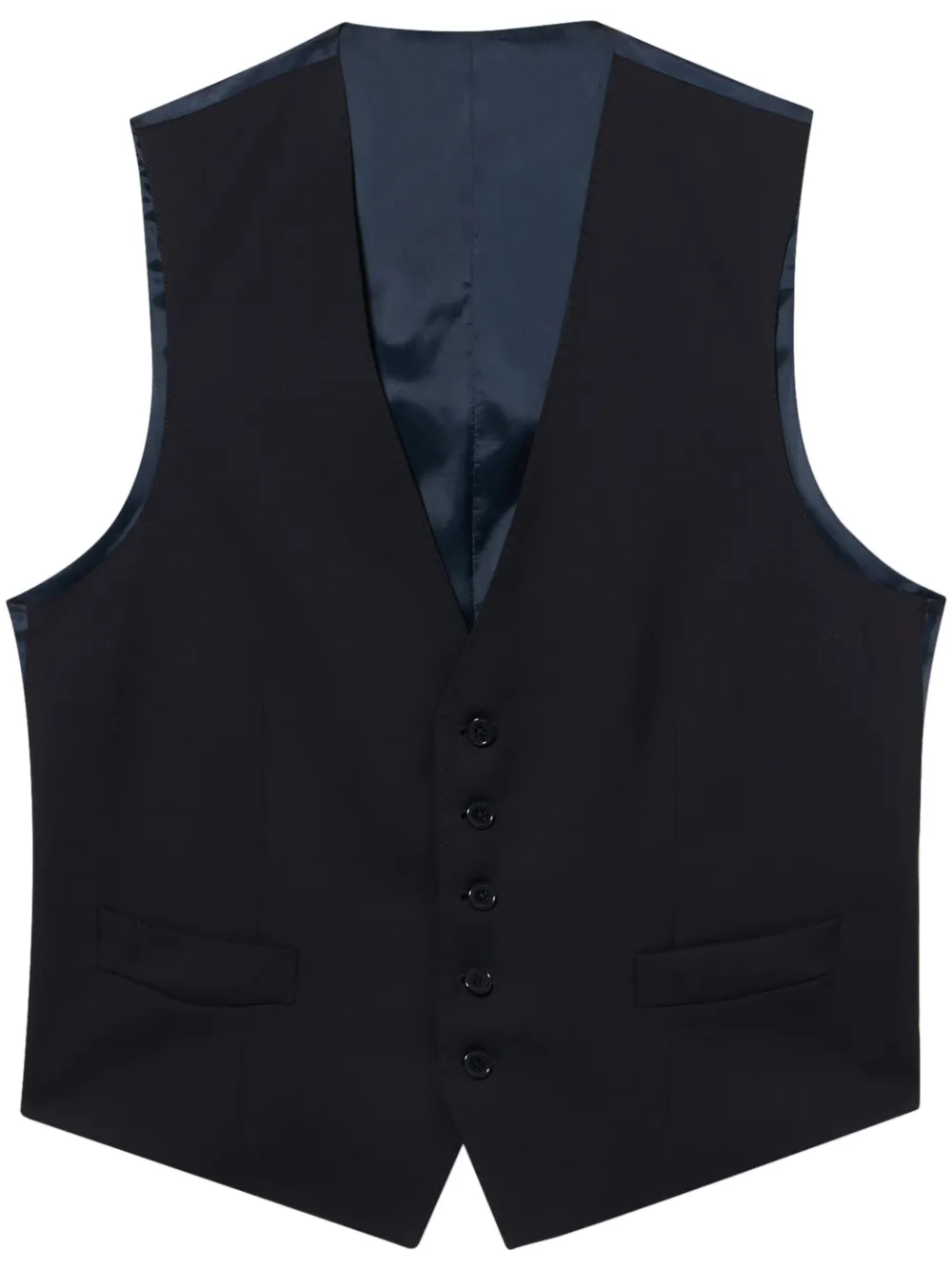 Brooks Brothers virgin-wool waistcoat | Blue | Image 1