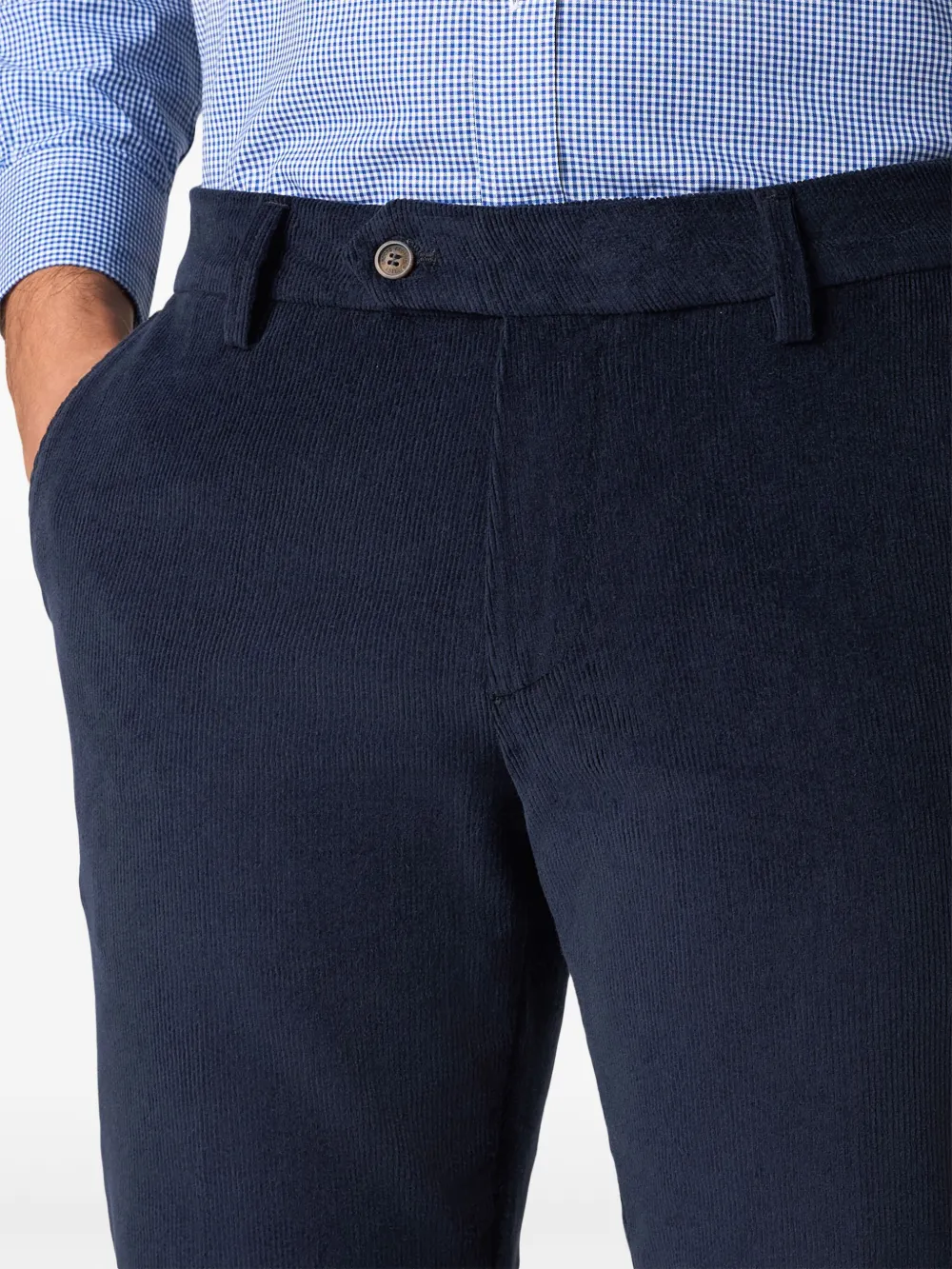 Brooks Brothers Ribfluwelen chino Blauw