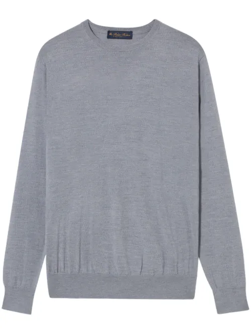 Pull en laine mérinos à col rond - Brooks Brothers - Modalova