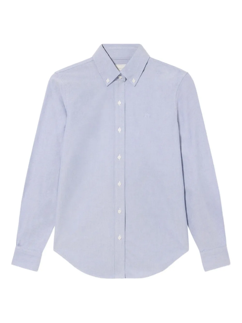 Brooks Brothers embroidered-logo oxford shirt Blauw