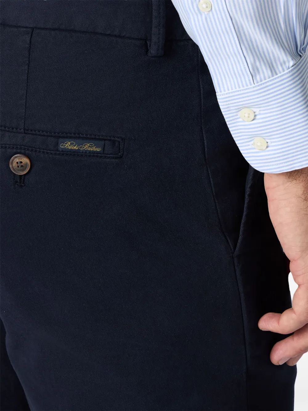 Brooks Brothers Straight broek Blauw