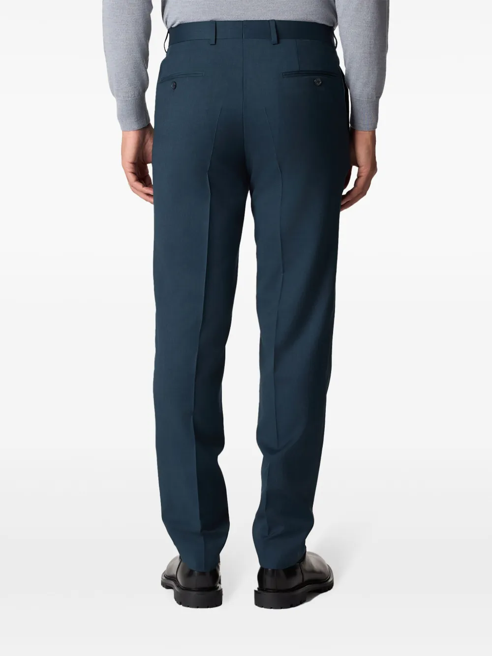 Brooks Brothers Plooibroek Blauw