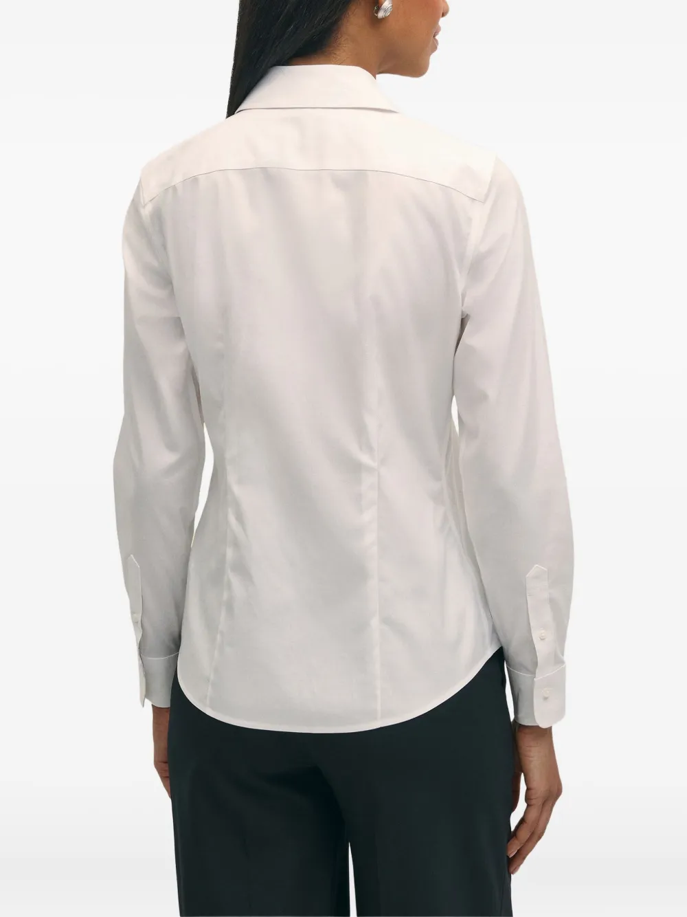 Brooks Brothers Blouse met lange mouwen Wit