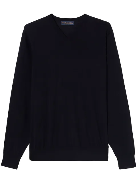 Brooks Brothers V-neck merino wool sweater 