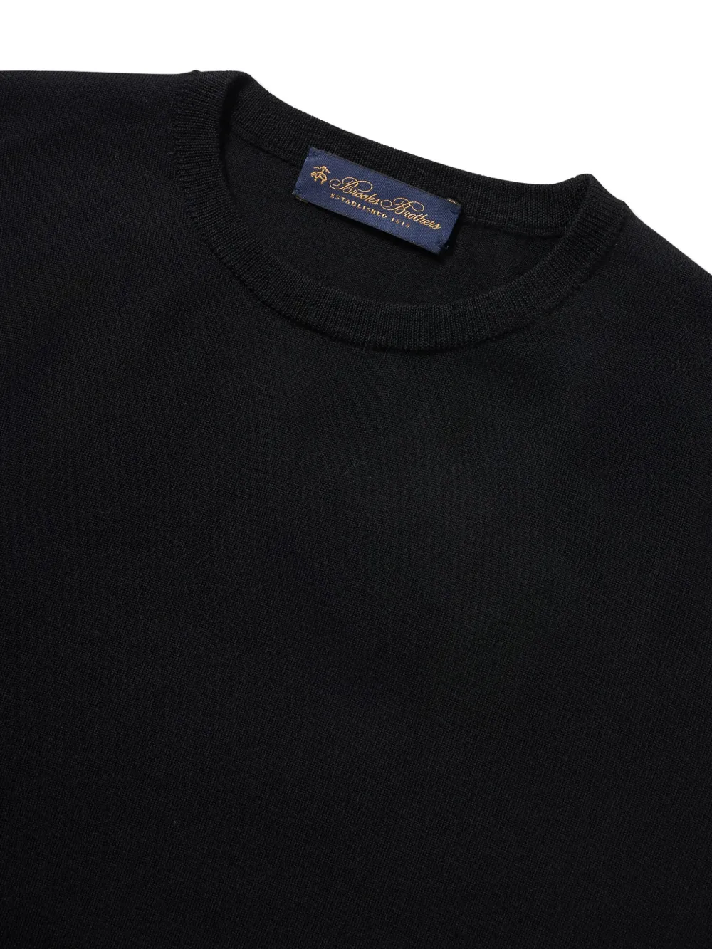 Brooks Brothers Trui met ronde hals Zwart