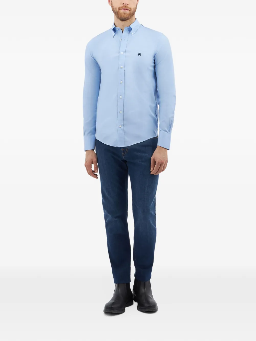 Brooks Brothers Button-down overhemd Blauw