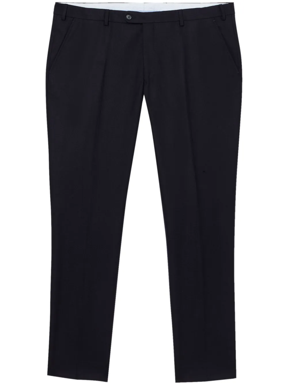 Brooks Brothers Broek van scheerwol Blauw