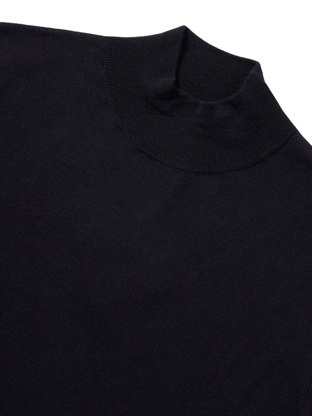 Brooks Brothers Trui van merinowol met opstaande hals - Blauw