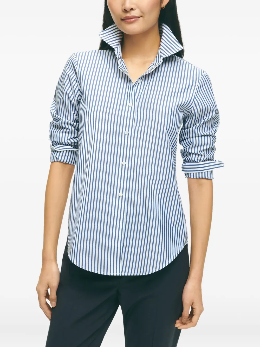 Brooks Brothers striped shirt Blauw