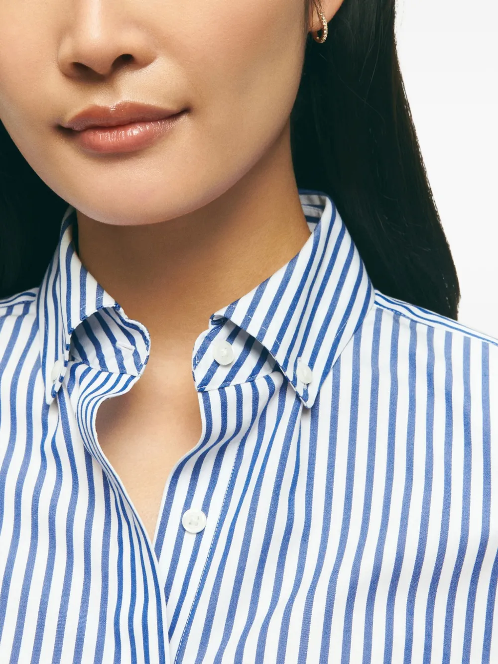 Brooks Brothers Gestreept overhemd Blauw