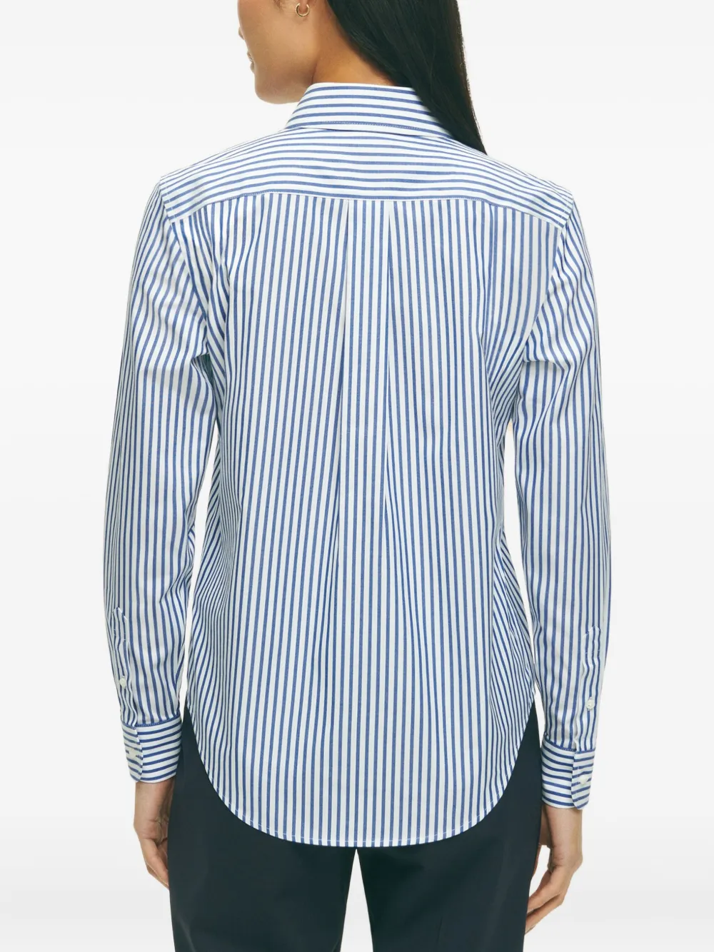 Brooks Brothers Gestreept overhemd Blauw