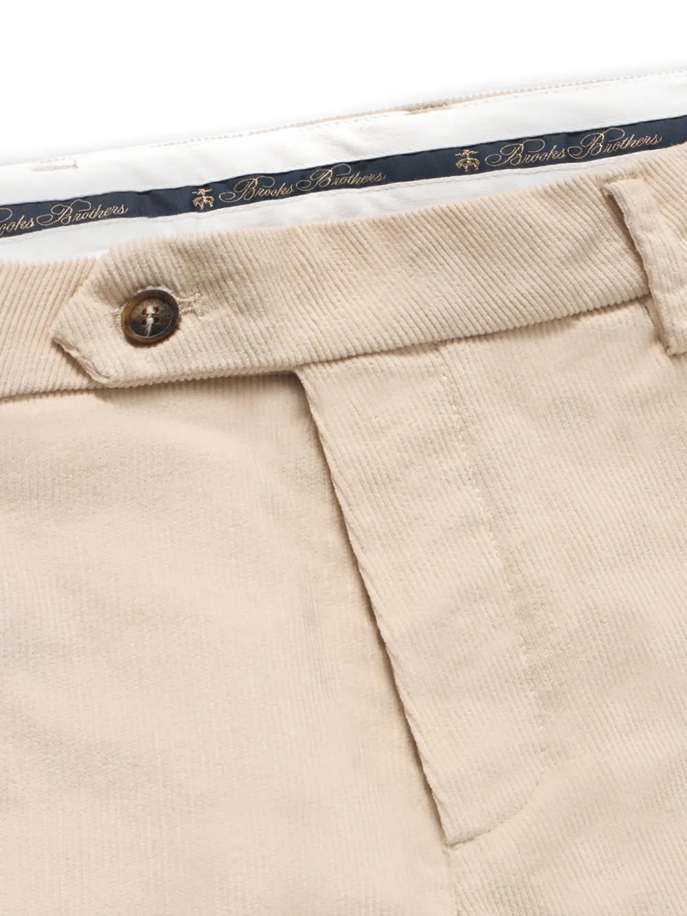 Brooks Brothers Broek met toelopende pijpen Beige