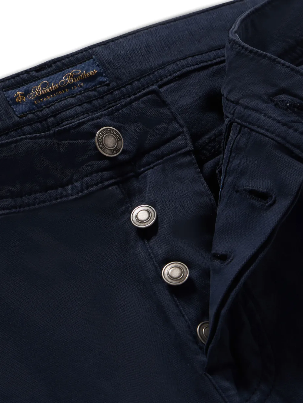 Brooks Brothers Slim-fit broek Blauw