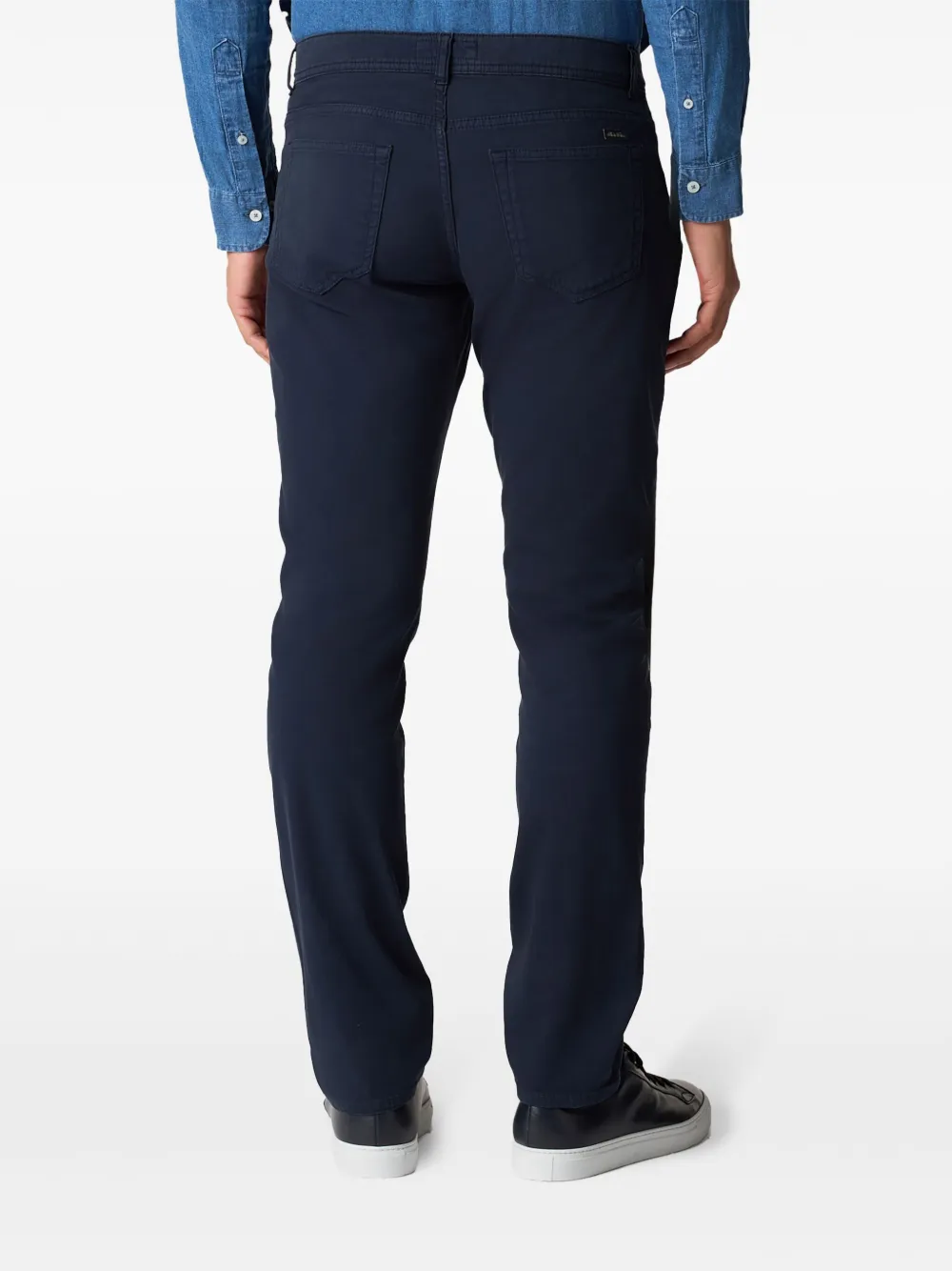 Brooks Brothers Slim-fit broek Blauw