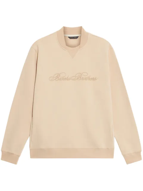 Brooks Brothers logo-embroidered sweatshirt