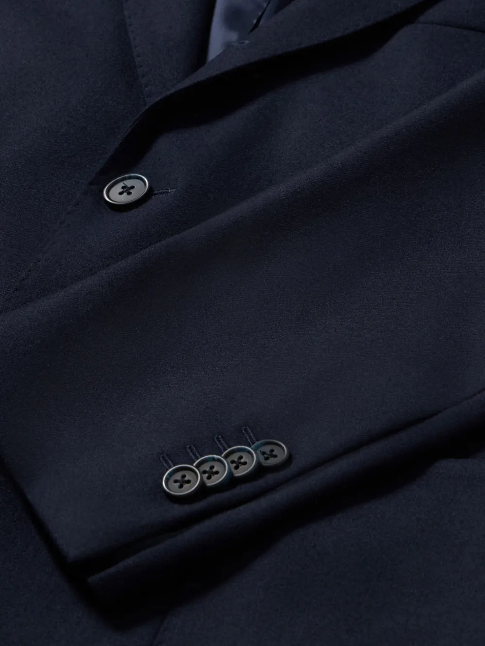 Brooks Brothers Blazer met enkele rij knopen Blauw