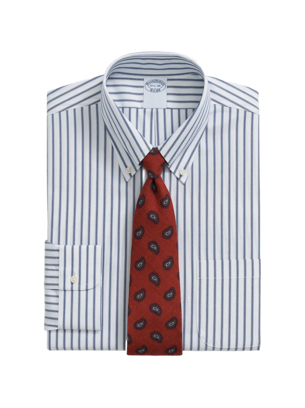 Brooks Brothers Camicia a righe - Bianco
