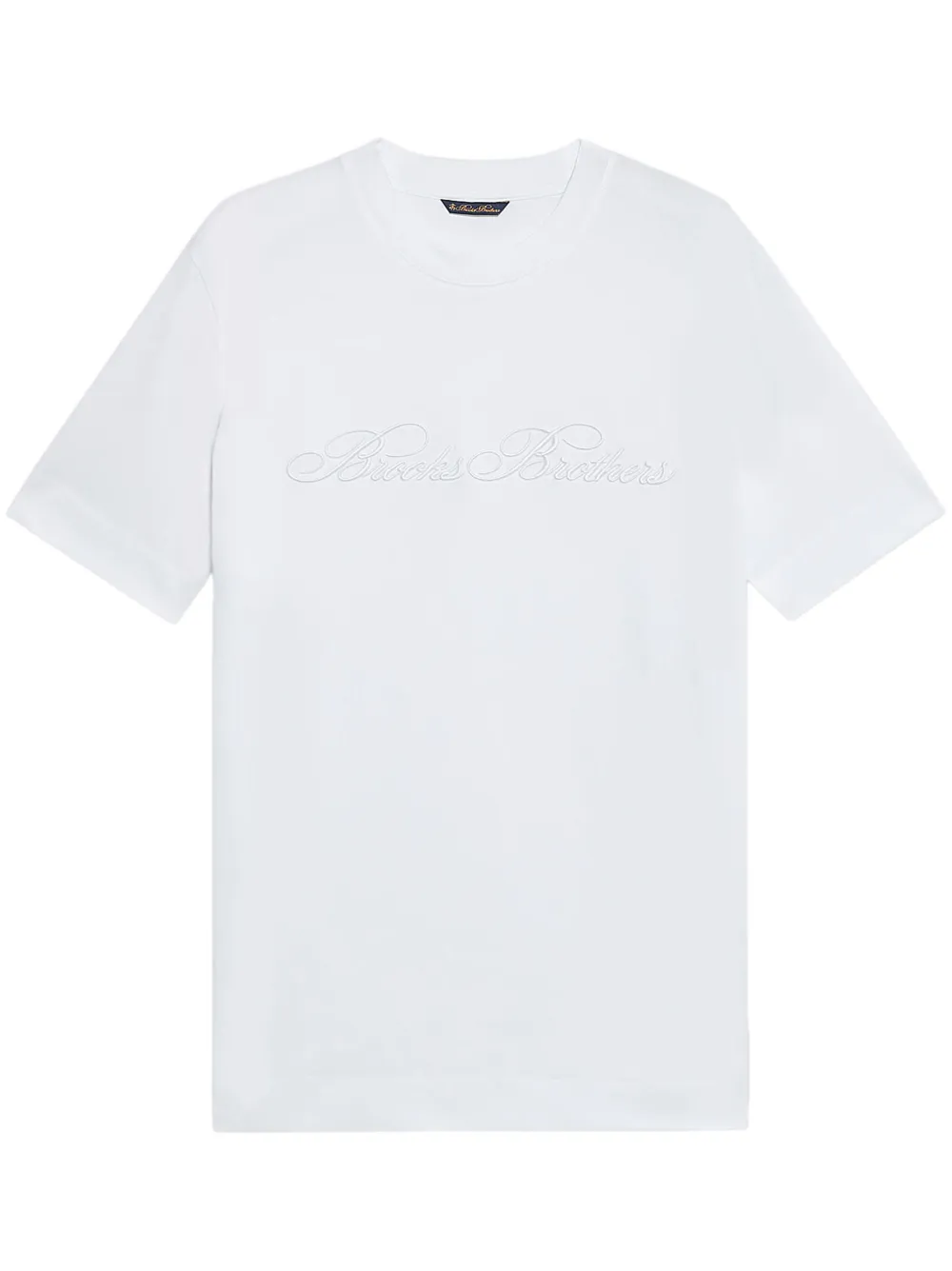 Brooks Brothers T-shirt con ricamo - Bianco
