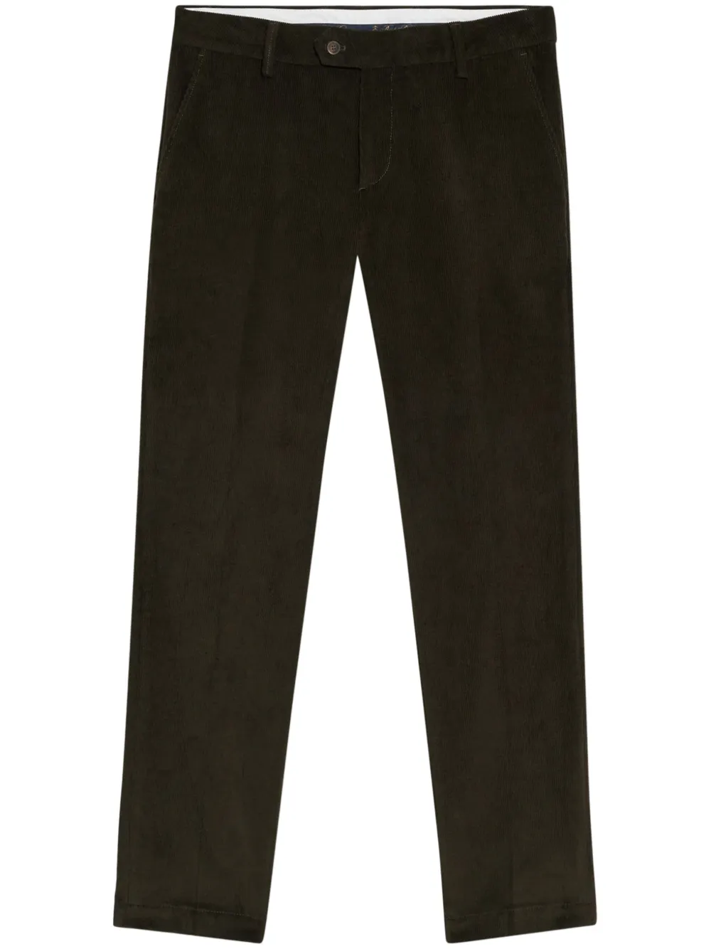 Brooks Brothers Ribfluwelen chino Groen