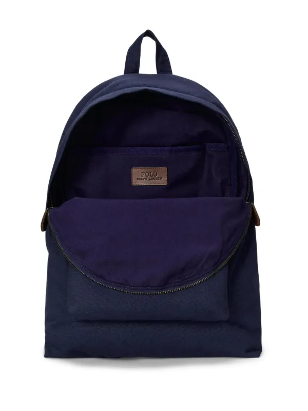 バッグ polo Ralph Lauren Polo Ralph Lauren Tote Bag Blue Canvas Denim Pony & Flag