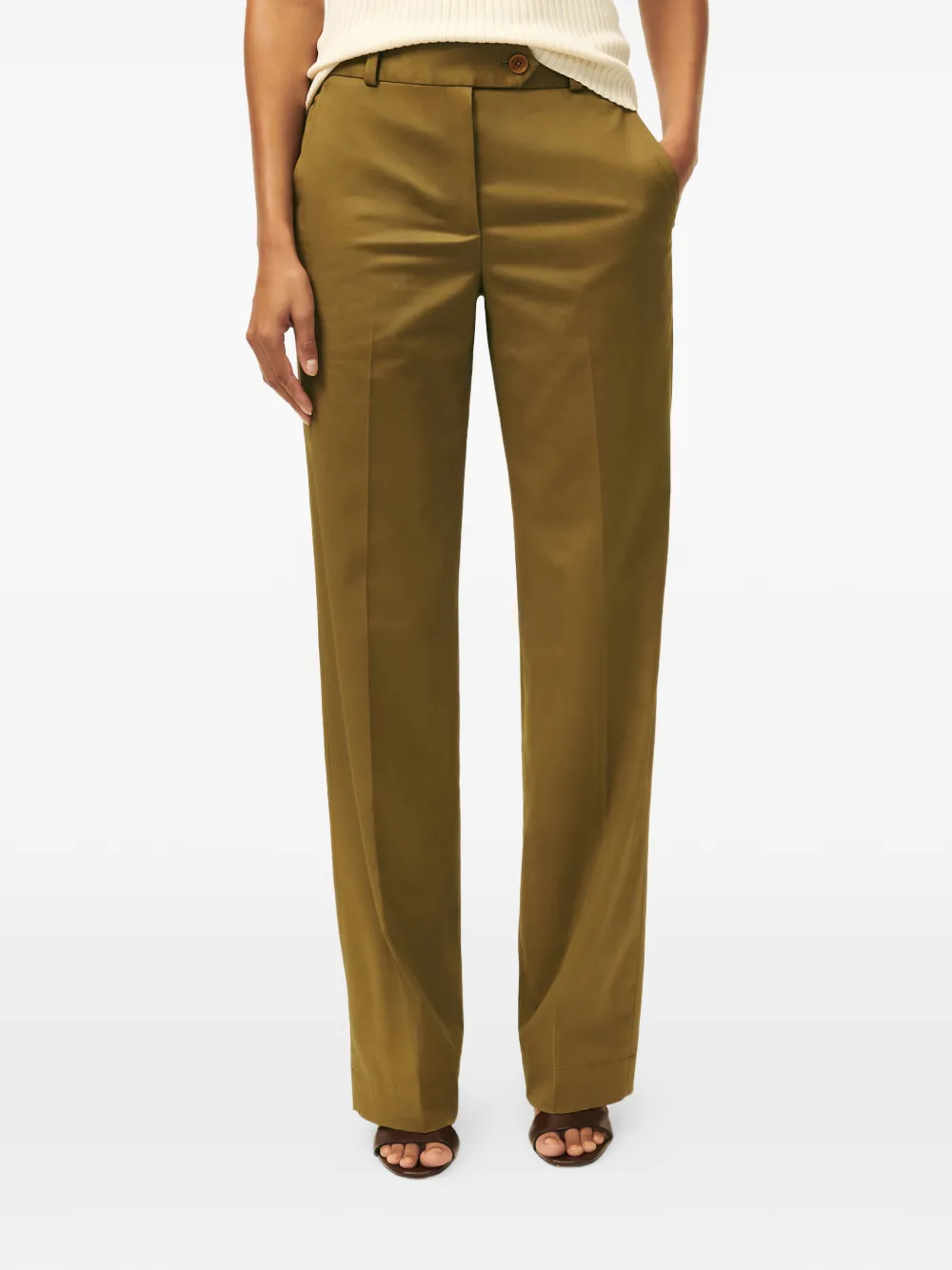 Brooks Brothers buttoned trousers - Marrone
