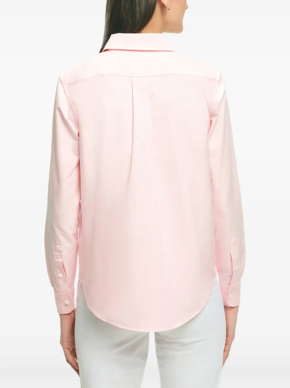 Brooks Brothers embroidered-logo oxford shirt Roze
