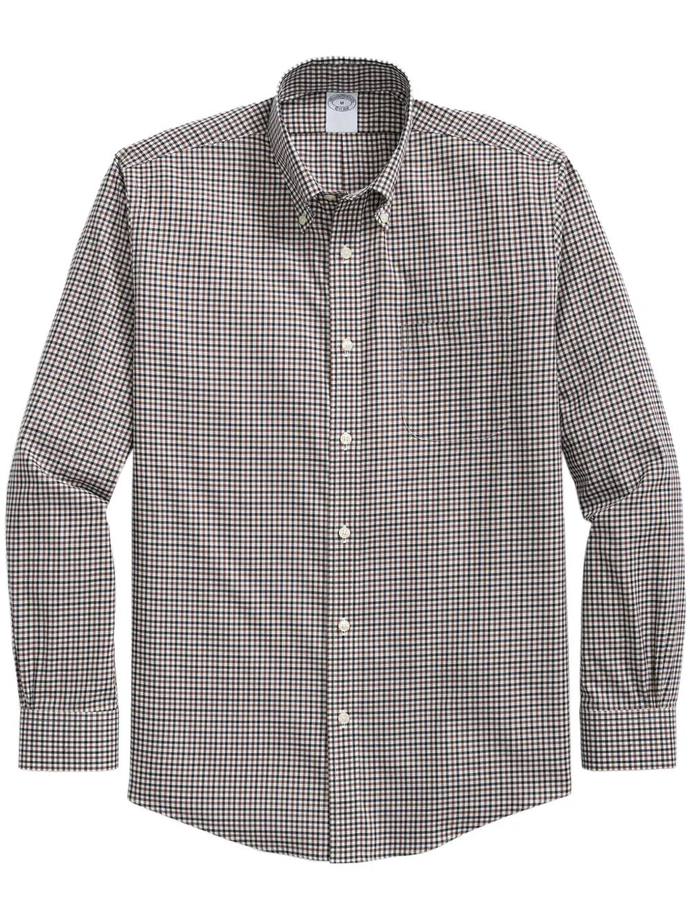 Brooks Brothers check-pattern shirt | Neutrals | Image 1