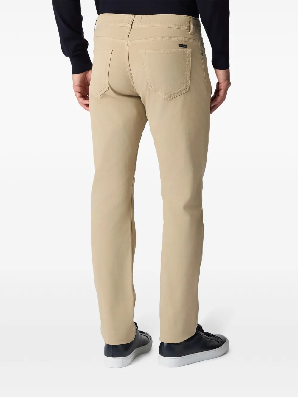 Brooks Brothers Broek met toelopende pijpen Beige