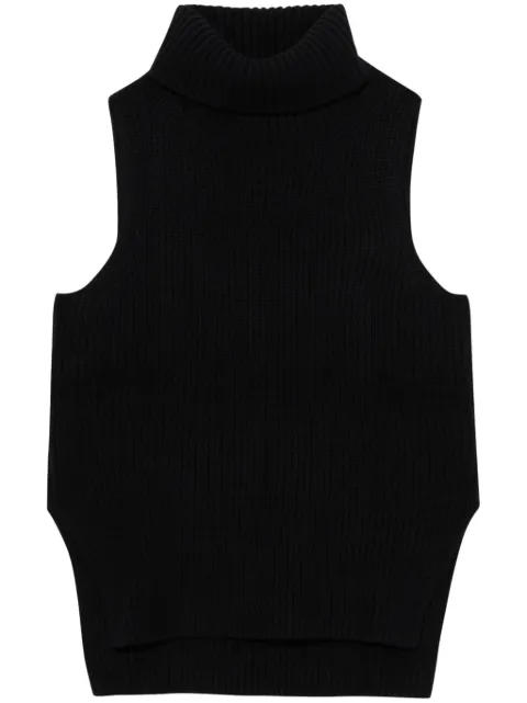 Brooks Brothers ribbed-knit vest 