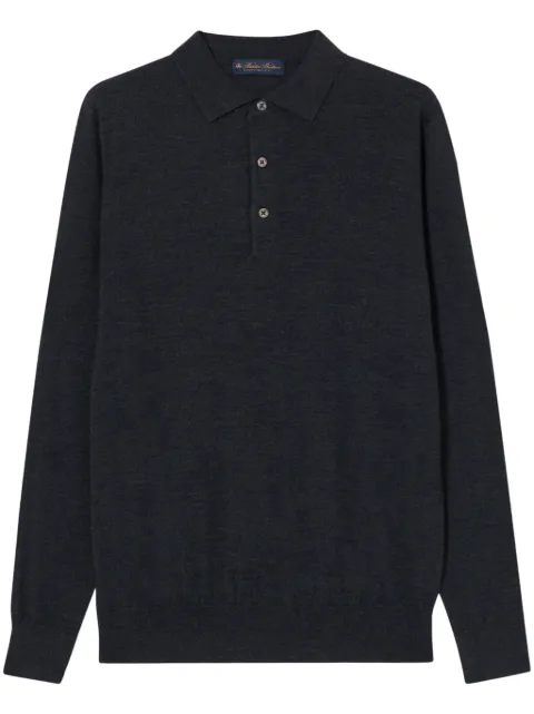 Brooks Brothers merino wool polo sweater 