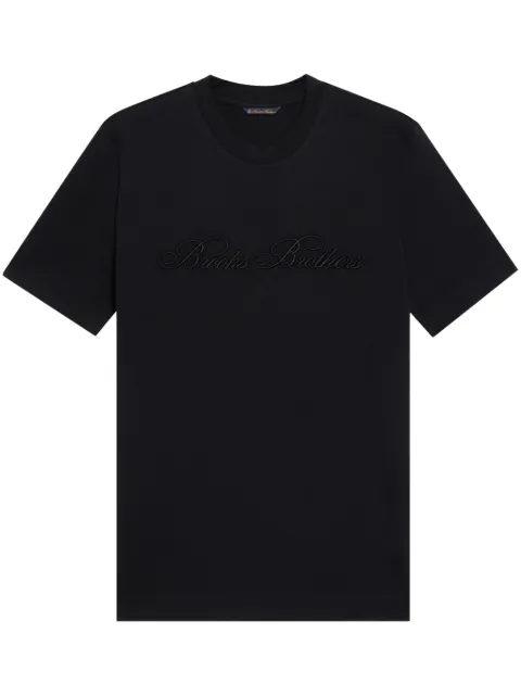 Brooks Brothers logo-embroidered T-shirt